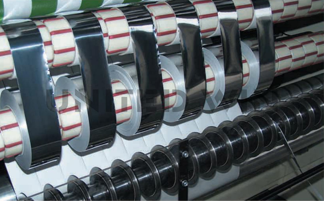 Round Cutter Slitting Aluminum Tape Making Machine For Foil Roll